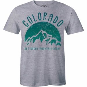 Men Colorado Get Rocky Mountain High Funny T-shirt